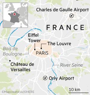 House & Home map Chateau de Versailles Paris France