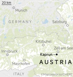Karte von Kaprun, Österreich