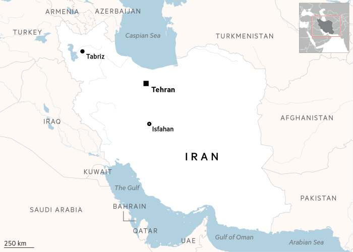 Iran scrambles air defences and shoots at incoming targets