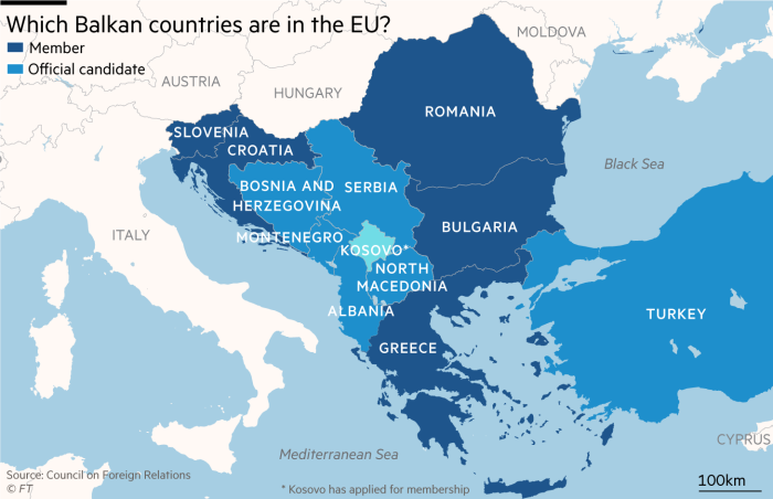 Europe Express: Which Balkan countries are in the EU?
