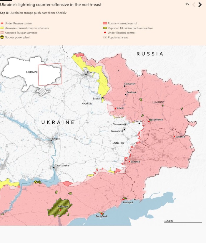 Ukrainian offensive ‘dooms’ Russia’s goals for the Donbas