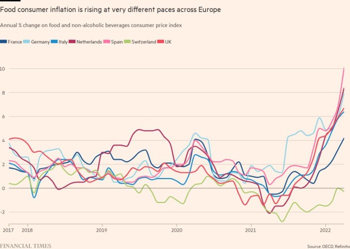 Rus enerjisine güvenmek, Avrupa'nın eşit olmayan enflasyon artışını yönlendirmeye yardımcı oluyor
