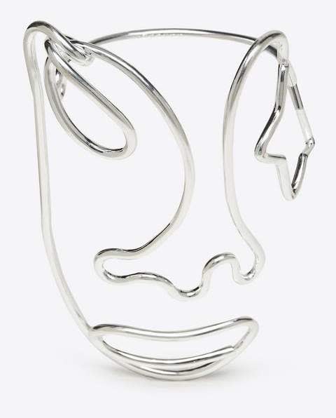 Maison Margiela ‘Brass Wire Face’ bracelet, £420