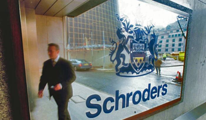 Schroders sees assets climb 27%