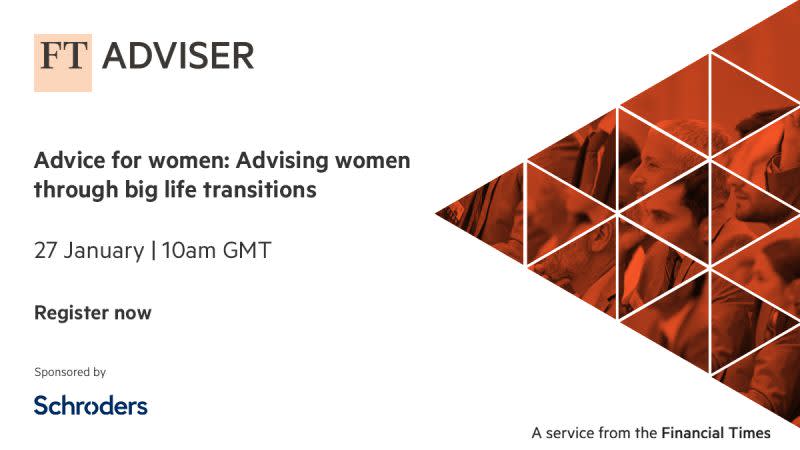 Join us for the FTAdviser Advice for Women webinar