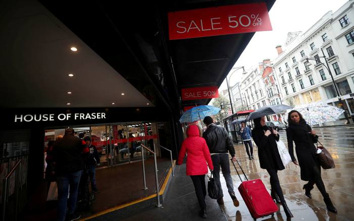 Pension lifeboat to step in after House of Fraser collapse