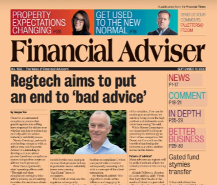 Read it Now: Fintech to end 'bad advice' & IFA slams Widows over transfer