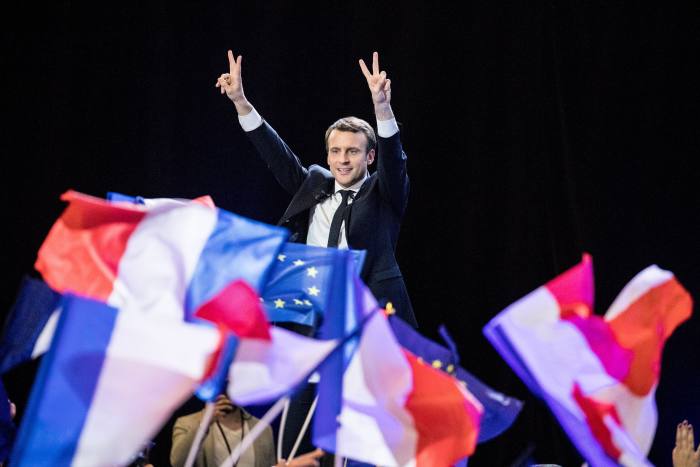 Macron's election victory credited with buoying investors