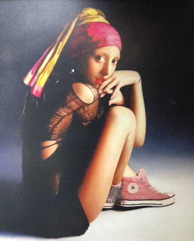 The Girl in the Pink Converse by Mason Storm, estimated at £4,500