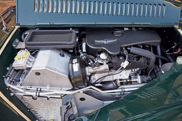 The two-litre BMW turbo engine