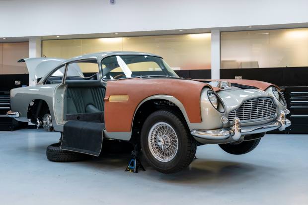 A prototype of the DB5 continuation model, which will cost £2.75m plus taxes, in development