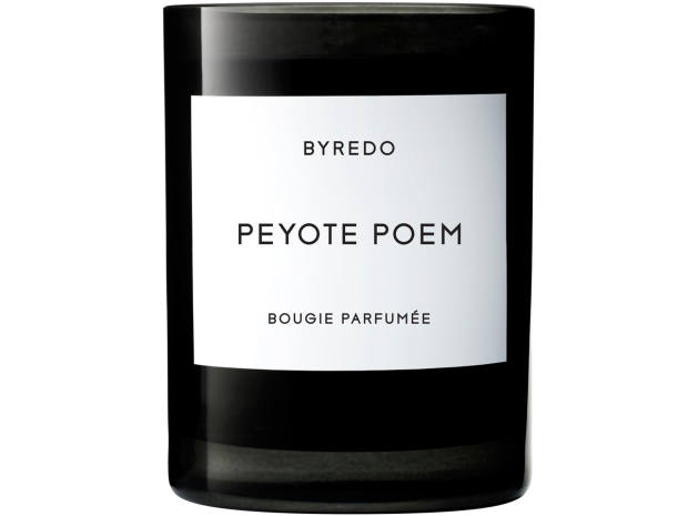 Byredo Peyote Poem candle, £57 for 240g