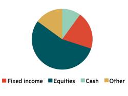 IC model asset allocation – £51k to £250k