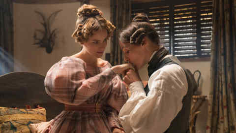 WARNING: Embargoed for publication until 00:00:01 on 28/05/2019 - Programme Name: Gentleman Jack - TX: 02/06/2019 - Episode: Gentleman Jack - Ep 3 (No. n/a) - Picture Shows: *STRICTLY NOT FOR PUBLICATION UNTIL 00:01HRS, TUESDAY 28TH MAY, 2019* Ann Walker (SOPHIE RUNDLE), Anne Lister (SURANNE JONES) - (C) Lookout Point/HBO - Photographer: Aimee Spinks