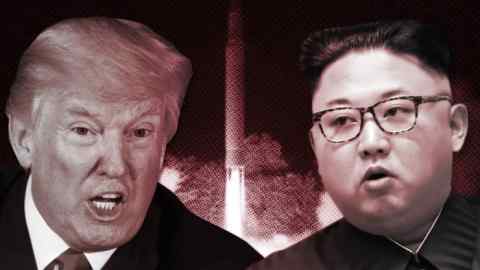 Leaked intelligence stoked concerns Kim Jong Un’s regime poses a nuclear threat to the US and Donald Trump responded with talk of ‘fire and fury’