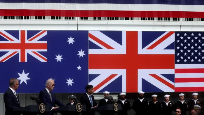 САЩ, Обединеното кралство и Австралия казват, че Япония може да се присъедини към част от пакта Aukus