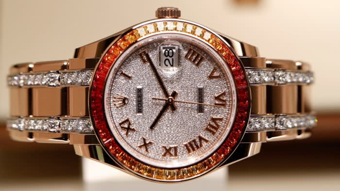 Rolex Datejust луксозен часовник с автоматично навиване който показва датата
