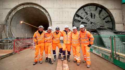HS2 tunnelling team