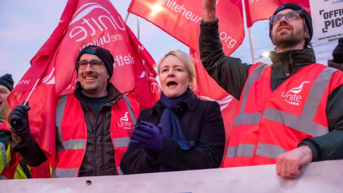 Strike pay soars as UK union leader focuses on industrial action