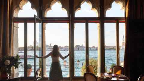 The view from a room at Hotel Cipriani, Venice