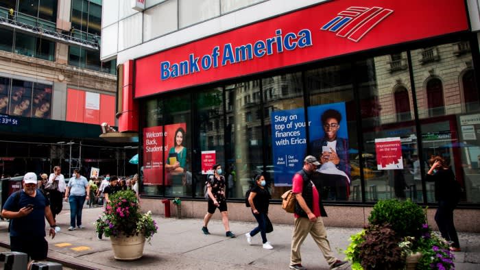 Печалбите на Bank of America за първото тримесечие намаляха с