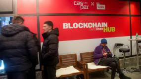 Cautious crypto companies make muted return to Davos image