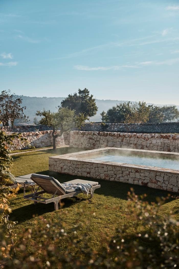 The pool at Masseria Pistola