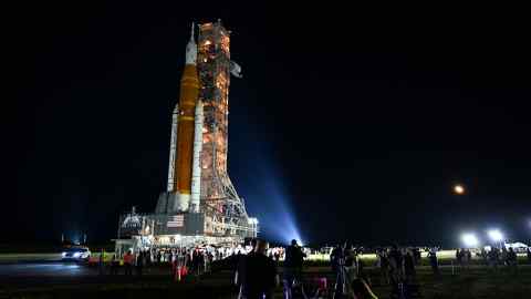 Jeff Bezos’s Blue Origin rocket bursts into flames during uncrewed mission