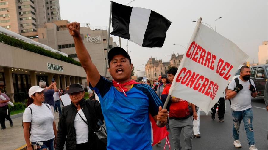 Peru advances plan to move up elections to allay political crisis