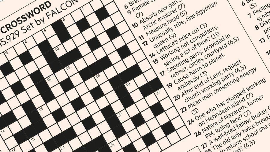 FT Crossword: Number 17,426