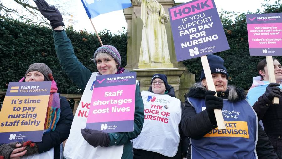 Sunak says UK cannot afford ‘massive’ pay rises for nurses