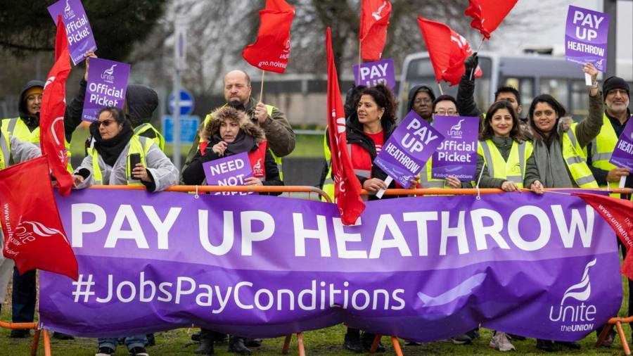 Holidaymakers warned of disruption as Heathrow airport staff begin 10-day UK strike - 2022 economic forecast - Economy - Public News Time