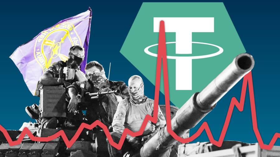 Rouble-Tether crypto trading surged as Wagner rebellion erupted