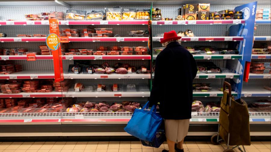Photo of UK shop price inflation rises to record high, industry data shows