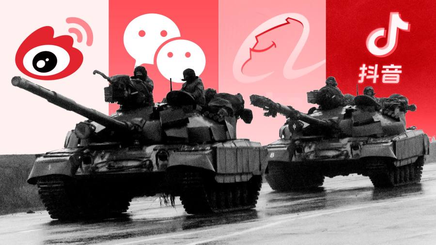 China’s tech platforms become propaganda tools in Putin’s war