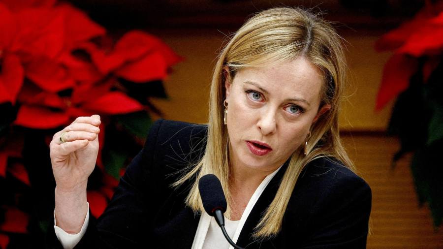 Giorgia Meloni takes ‘full responsibility’ for controversial bank tax