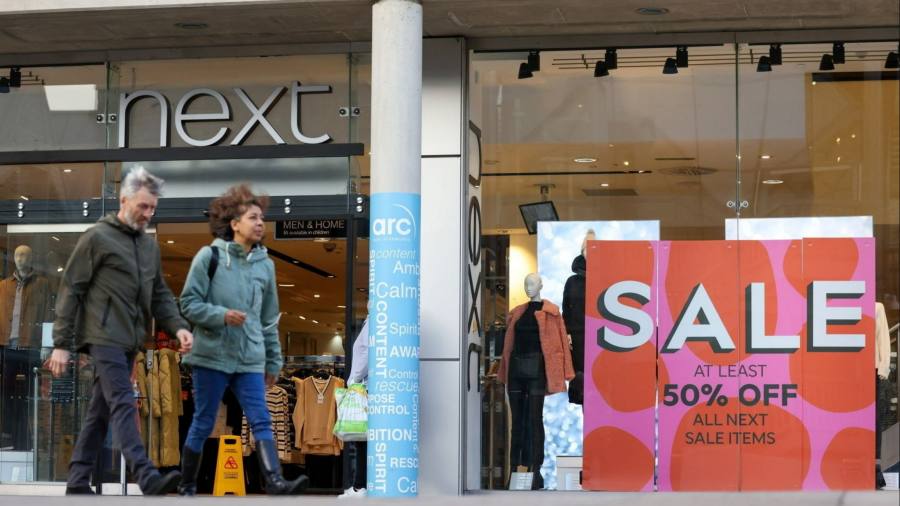 Next warns of ‘challenging’ year as inflation weighs on profits