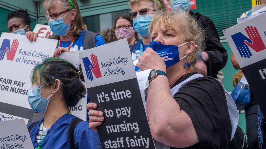 NHS nurses strike ahead of Christmas