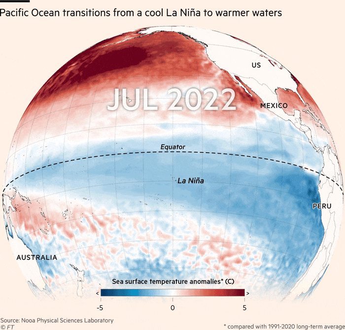 Grafik iklim minggu ini: Adakah El Niño akan kembali pada tahun 2023 yang semakin panas?