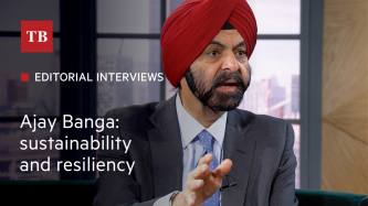 In conversation with Ajay Banga: sustainability and resiliency